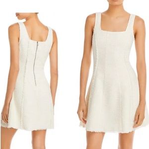 AQUA Tweet Mini Fit & Flare Dress